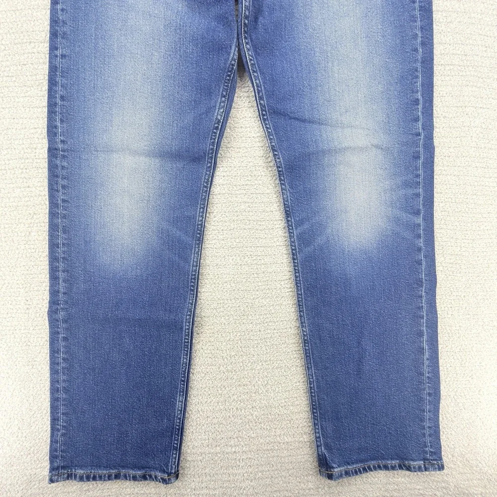 Banana Republic Authentic Straight Jeans Mens 32x32 Medium Wash Stretch Denim